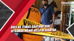 Video Bule AS Tewas Gantung Diri di Kamar Mandi Villa di Gianyar