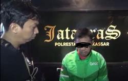 Driver Ojol Curi HP Depan Masjid di Makassar yang Viral di Medsos Tertangkap