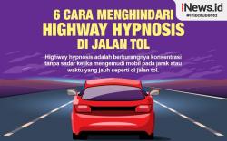 Infografis 6 Cara Menghindari Highway Hypnosis di Jalan Tol