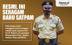 Infografis Penampakan Seragam Baru Satpam, Berlaku Mulai 2023