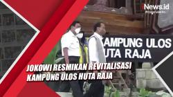 Kembangkan Wisata Budaya, Presiden Jokowi Resmikan Revitalisasi Kampung Ulos Huta Raja