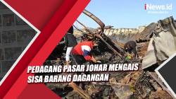 Pascakebakaran, Pedagang Pasar Johar Mengais Sisa Barang Dagangan