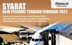 Infografis Syarat Naik Pesawat Terbaru Februari 2022
