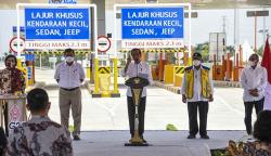 Presiden Jokowi Resmikan Jalan Tol Binjai-Stabat Sumatera Utara