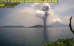 Aktivitas Gunung Api Anak Krakatau Meningkat, Hari Ini Alami 9 Kali Letusan 