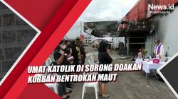 Missa Arwah, Umat Katolik di Sorong Doakan Korban Bentrokan Maut