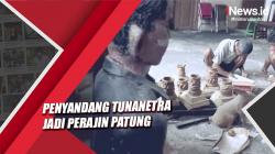 Penyandang Tunanetra di Klaten jadi Perajin Patung dari Limbah Kertas