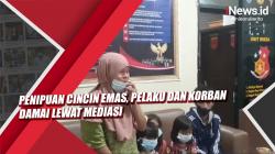 Penipuan Cincin Emas, Pelaku dan Korban Damai Lewat Mediasi