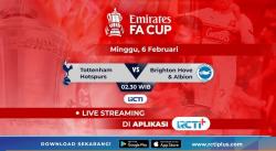 Link Live Streaming Piala FA Gratis di RCTI+: Tottenham Vs Brighton