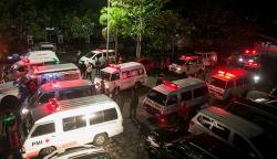 Rombongan Ambulans Pulangkan 13 Jenazah Korban Kecelakaan Bus di Bantul