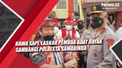 Video Bawa Sapi, Laskar Pemuda Adat Dayak Sambangi Polresta Samarinda