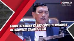 Video Luhut: Kenaikan Kasus Covid-19 Omicron di Indonesia Sangat Pesat