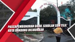 Video Pascapembunuhan Guru, Sekolah SDN Tilil Kota Bandung Diliburkan<
