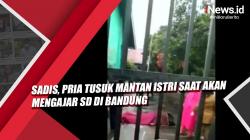Video Sadis, Pria Tusuk Mantan Istri saat Akan Mengajar SD di Bandung
