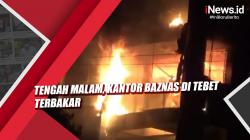 Video Tengah Malam, Kantor Baznas di Tebet Terbakar