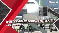 Video Logistik untuk Tes Pramusim MotoGP 2022 Tiba di Lombok