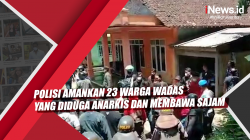 Video Polisi Amankan 23 Warga Wadas yang Diduga Anarkis dan Membawa Sajam