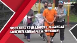 Video Tusuk Guru SD di Bandung, Tersangka Sakit Hati karena Perselingkuhan