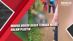Video Warga Bogor Geger Temuan Mayat dalam Plastik