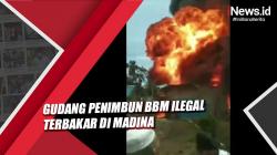 Gudang Penimbun BBM Ilegal Terbakar di Madina, Pemilik Kabur
