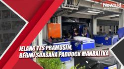 Jelang Tes Pramusim di Sirkuit Mandalika, Begini Suasana Paddock Marc Marquez dan Fabio Quartararo