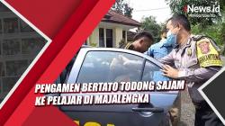 Pengamen Bertato Todong Sajam ke Pelajar di Majalengka Diamankan Polisi
