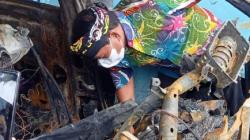 Bikin Sedih, Gubernur Kaltara Foto Mobil dan Usap Jok Kursi Tempat Putranya Meninggal