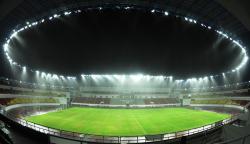 Begini Pencahayaan Lampu Stadion Jatidiri Semarang saat Uji Coba
