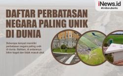 Infografis Daftar Perbatasan Negara Paling Unik di Dunia