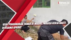 Usai Pengukuran Tanah di Wadas, Warga Kerja Bakti bersama Aparat