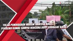 Tolak Pemindahan Makam Vanessa Angel, Pendemo Kawal Sampai Rencana Dody Sudrajat Batal