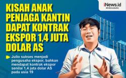 Infografis Kisah Anak Penjaga Kantin Dapat Kontrak Ekspor 1,4 Juta Dolar AS