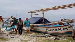Cuaca Buruk, Kapal Nelayan asal Sukabumi Hilang di Pantai Selatan Cianjur<