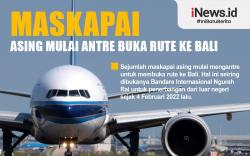 Maskapai Asing Mulai Antre Buka Rute ke Bali, Ini Daftarnya