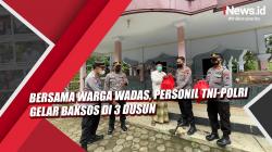 Video Bersama Warga Wadas, Personil TNI-Polri Gelar Baksos di 3 Dusun