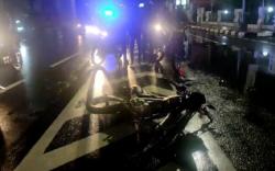 Polisi Ditabrak saat Bubarkan Aksi Remaja Balap Liar 
