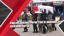 Video Jenazah Kabinda Papua Tiba di Bandara Soekarno Hatta