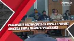 Video Pantau Data Pasien Covid-19, Kepala BPBD DKI: Omicron Sudah Mencapai Puncaknya