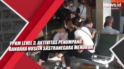 PPKM Level 3, Aktivitas Penumpang Bandara Husein Sastranegara Menurun