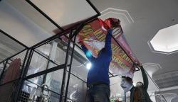 Belum Lama Diresmikan Presiden Jokowi, Atap Pasar Johar Semarang Bocor