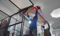 Atap Pasar Johar Bocor, Pedagang: Yen pas Ujan Ngene Yo Ajur Dagangane