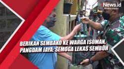 Video Berikan Sembako ke Warga Isoman, Pangdam Jaya: Semoga Lekas Sembuh