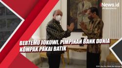 Video Bertemu Jokowi, Pimpinan Bank Dunia Kompak Pakai Batik