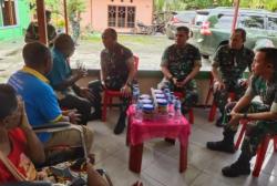 Silaturahmi ke Tokoh Adat, Pangdam XVIII / Kasuari Kunjungi Kepala Suku Mansim 