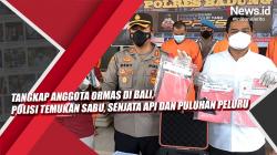 Tangkap Anggota Ormas di Bali, Polisi Temukan Sabu, Senjata Api dan Puluhan Peluru