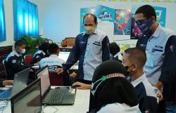 Intensifkan Pembalajaran, SMKN 1 Sanden Terapkan Learning Management System