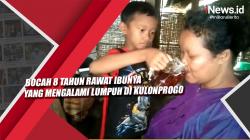  Bocah 8 Tahun Rawat Ibunya yang Mengalami Lumpuh di Kulonprogo