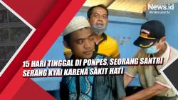 Video 15 Hari Tinggal di Ponpes, Seorang Santri Serang Kyai karena Sakit Hati