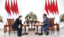 Presiden Jokowi Bertemu Presiden ADB Masatsugu Asakawa