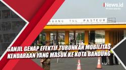 Video Ganjil Genap Efektif Turunkan Mobilitas Kendaraan yang Masuk ke Kota Bandung<